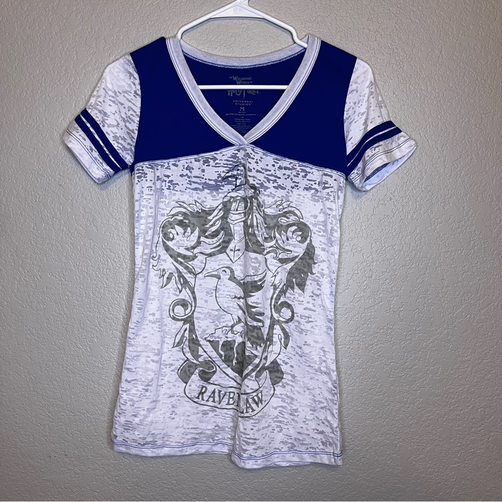 Ravenclaw Women's Short Sleeve Tee - Blue and White